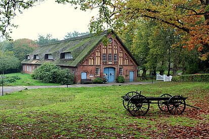 ein Bauernhaus im Grünen bei Bremen