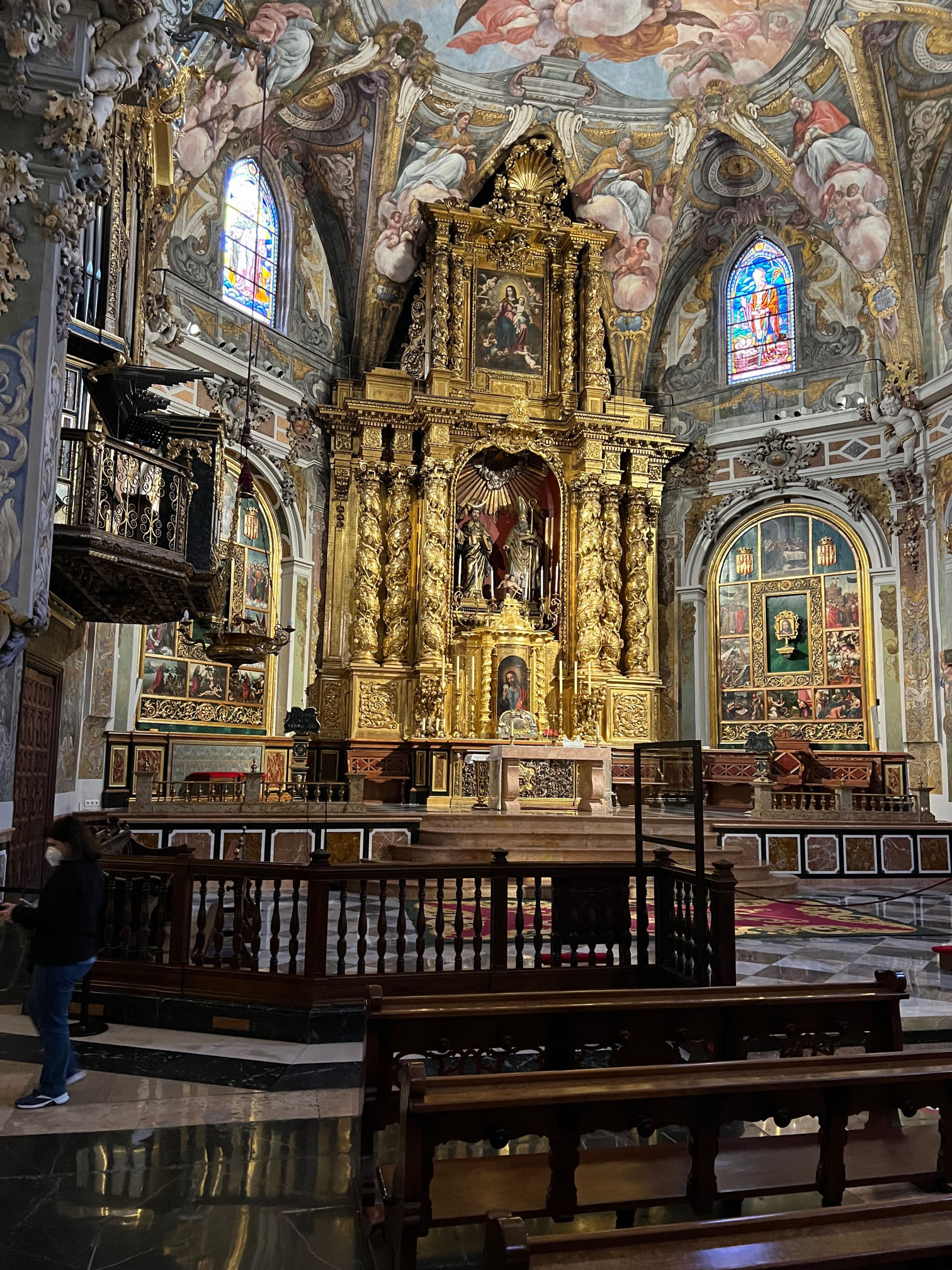 spektakuläre Innenansicht der "goldenen Kirche"
