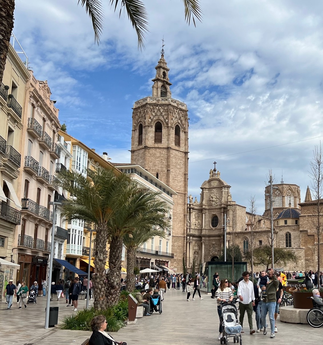 Die Kathedrale und der Miguelete in Valencia